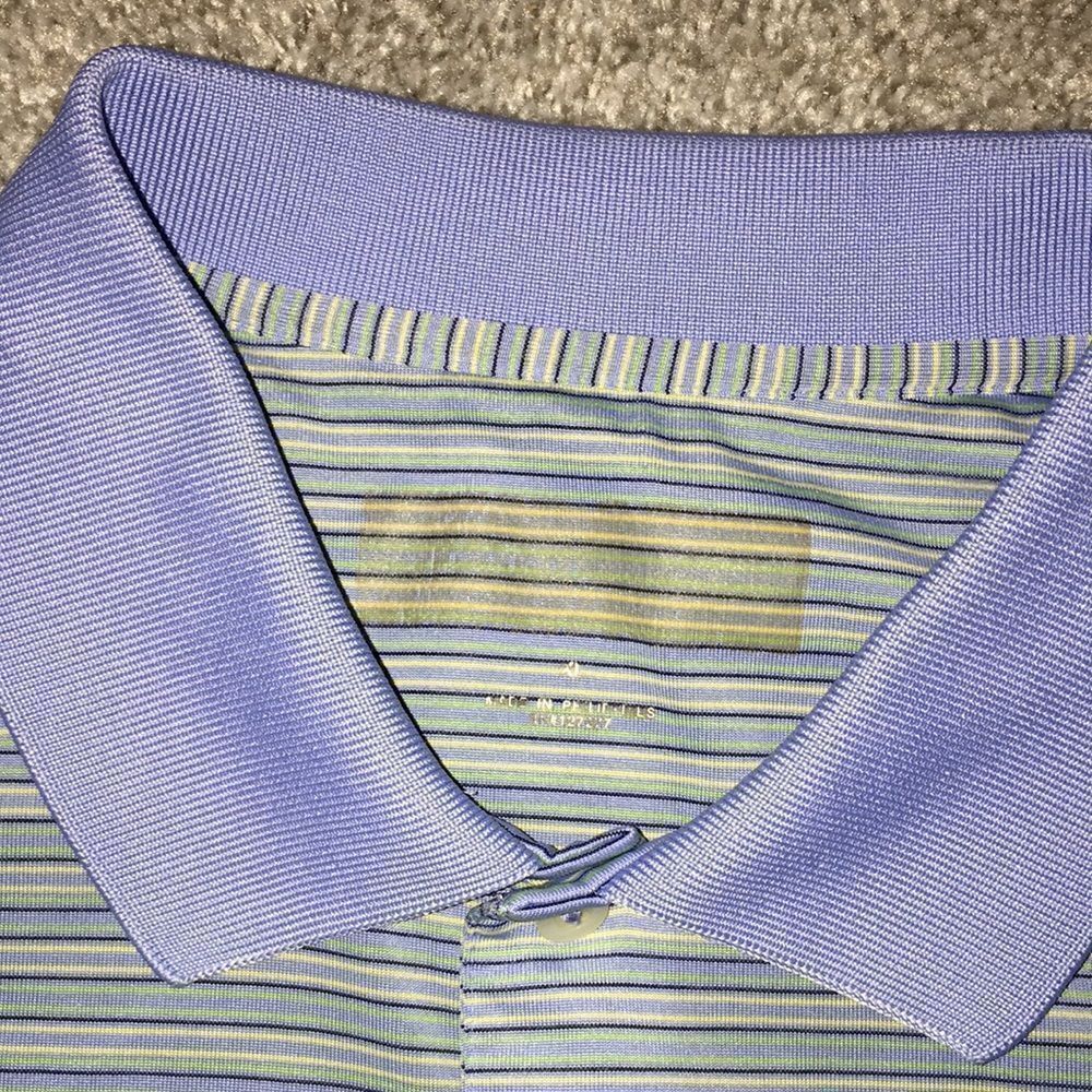 Blue Stripe Polyester Quick Dry Pinehurst Putter … - image 3